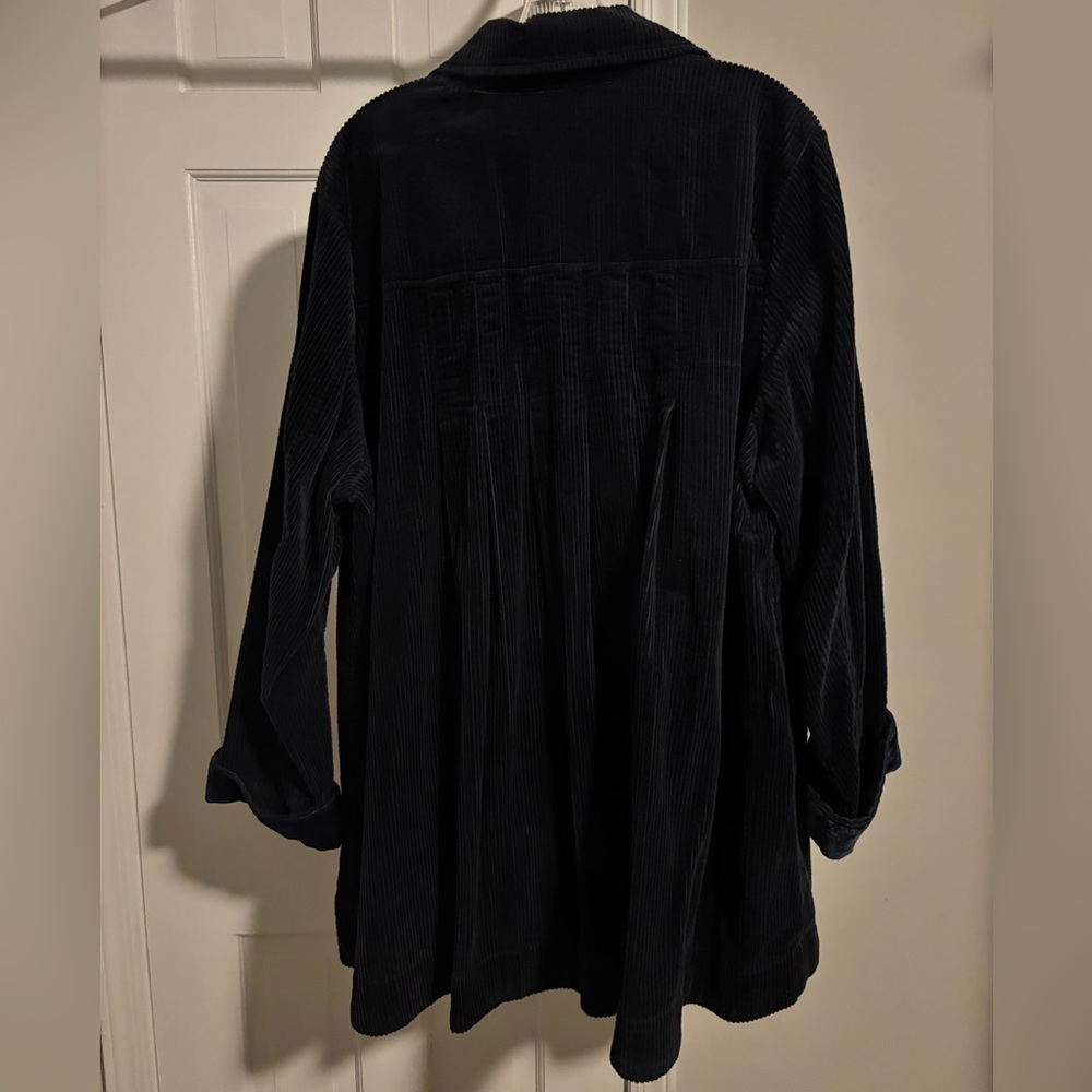 J. Jill Dark Blue Corduroy Blazer - Picture 6 of 7